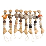 手工钩针奶嘴夹供应商 - 可定制串珠假奶嘴夹链