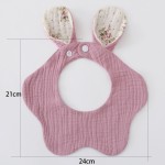 Soft Baby Bibs Manufacturer - OEM Absorbent Drool Bib Bear Ear