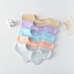 Solid Color Baby Bibs Factory - OEM Cotton Double-sided Cloth Bibs