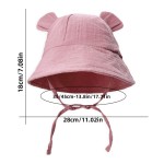 Adjustable Baby Hat Supplier - OEM Cartoon Ears Bucket Bonnet