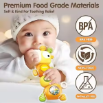 Giraffe Teething Toy Supplier - OEM Ringbell Chew Toy Pain Relief