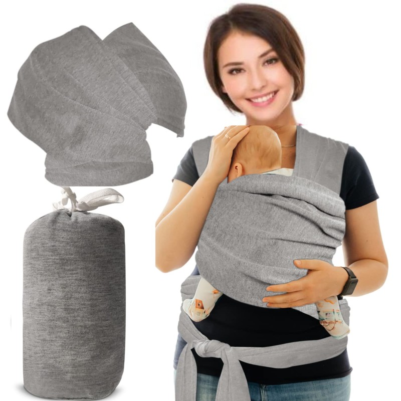 Baby Wrap Sling Supplier - OEM Stretch Fabric Hands Free Carrier