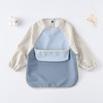 Bibs with Sleeves Supplier - OEM Waterproof Long Sleeve Feeding Bib