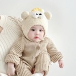 Baby Beanie Hat Factory - OEM Cute Bear Ear Flap Plush Lined