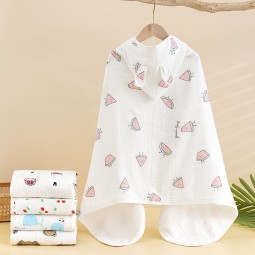 Hooded Baby Towel Manufacturer - OEM Soft Absorbent Receiving Blanket