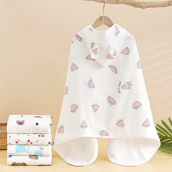 Hooded Baby Towel Manufacturer - OEM Soft Absorbent Receiving Blanket