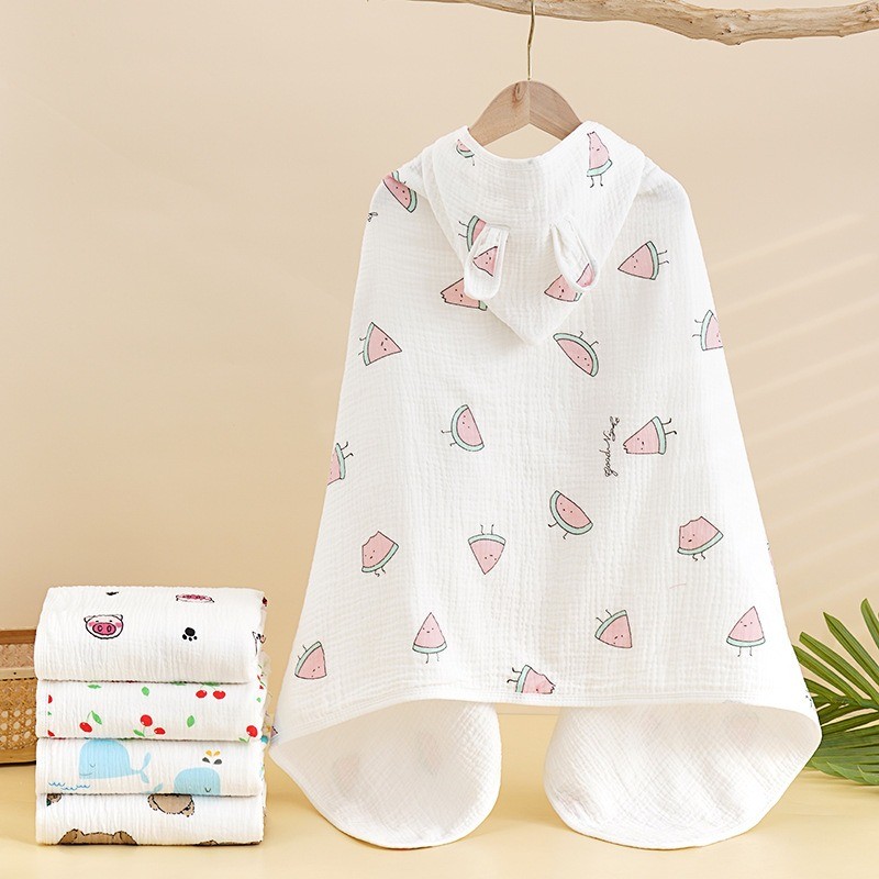 Hooded Baby Towel Manufacturer - OEM Soft Absorbent Receiving Blanket