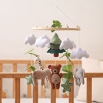 移动风铃工厂 - 可定制手工毡制丛林动物铃