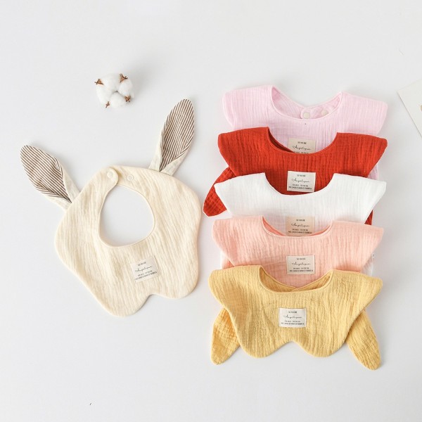 Baby Cotton Bibs Supplier - OEM Soft Absorbent 6-Layers Unisex