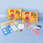 Preschool Learning Book Factory - OEM Body Anatomy Busy Activity