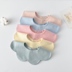 Solid Color Baby Bibs Factory - OEM Cotton Double-sided Cloth Bibs