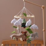 移动风铃工厂 - 可定制手工毡制丛林动物铃