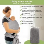 Baby Wrap Sling Supplier - OEM Stretch Fabric Hands Free Carrier
