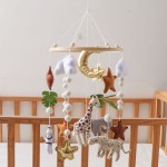 Baby Bed Bell Manufacturer - OEM Felt Cartoon Animal Hanging Toy