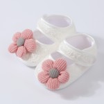 Baby Walking Shoes Manufacturer - OEM Anti Slip Flower Princess Shoes