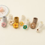 Baby Ankle Socks Manufacturer - Soft Stretch Cotton Flower Socks