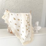 Baby Swaddle Blanket Manufacturer - OEM Printed Fringe Tassels