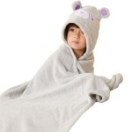 Plush Baby Poncho Factory - OEM Animal Shape Hooded Bath Towel
