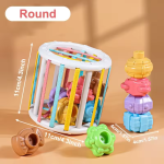 Baby Educational Toy Supplier - OEM Rainbow Cube Montessori Toy