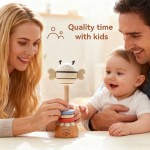 Toddler Rattle Toy Manufacturer - OEM Wooden Bee Silicone Teether