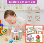 Baby Educational Toy Supplier - OEM Rainbow Cube Montessori Toy