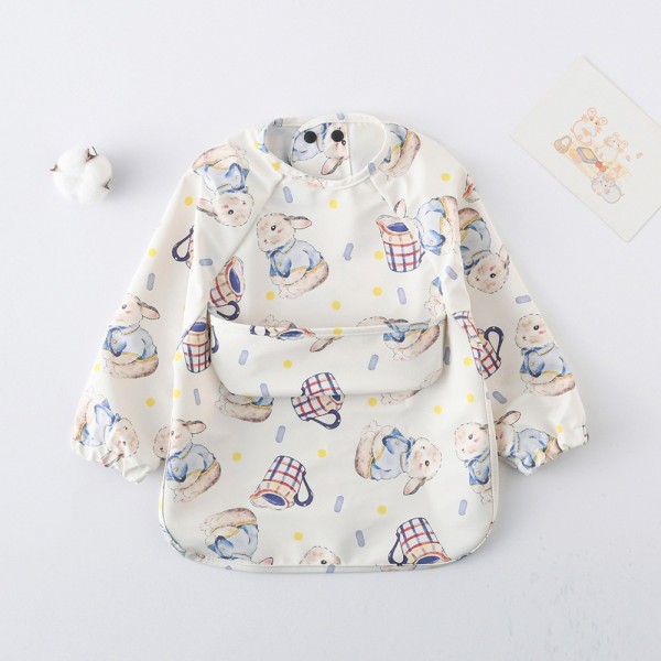 Baby Weaning Bib Supplier - OEM Waterproof Coverall Feeding Bib