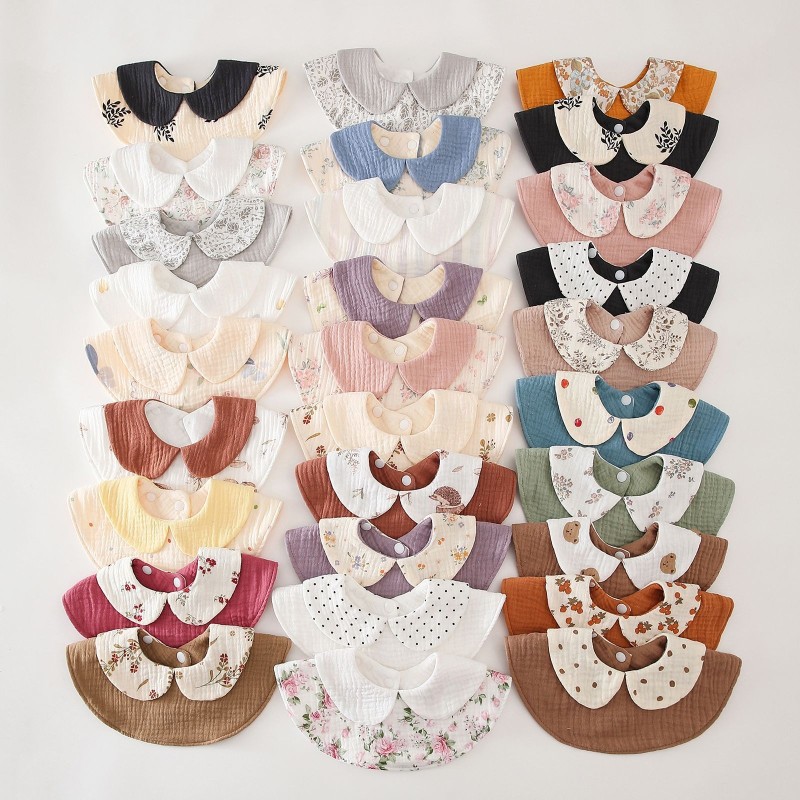 Ultra Soft Newborn Bib Supplier - OEM Six Layer Thick Adjustable Bib