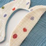 Ultra Soft Newborn Bib Supplier - OEM Six Layer Thick Adjustable Bib