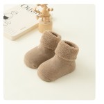 Winter Baby Socks Supplier - OEM Thickened Plush Anti Slip Socks