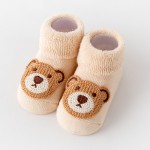 Baby Slipper Socks Manufacturer - OEM Non Skid Grip Cotton Bear Socks