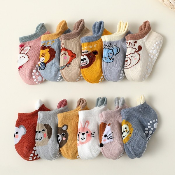 Baby Grip Socks Factory - Bulk Cartoon Floor Non Slip Ankle Socks