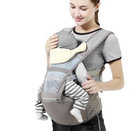 Water Tube Baby Carrier Factory - OEM Breathable Hipseat Adult Sling