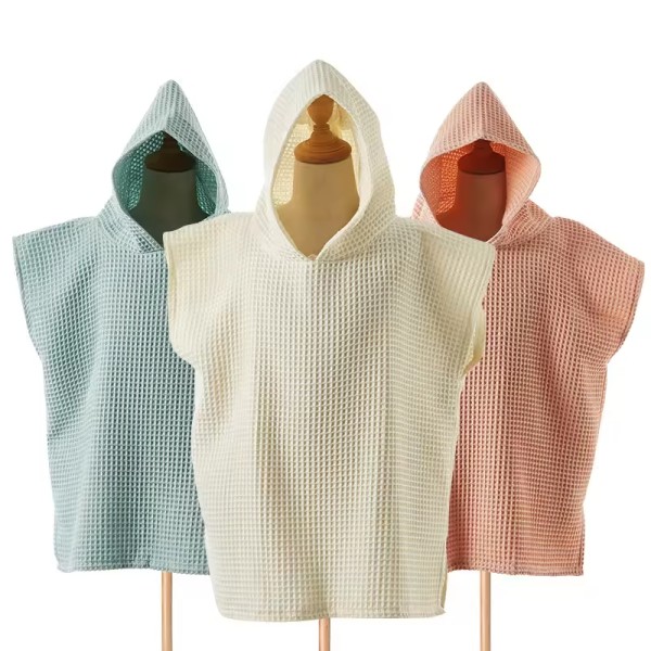 Baby Hooded Towel Supplier - OEM Waffle Weave Ultra Absorbent Robe