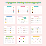 Preschool Learning Book Factory - OEM Body Anatomy Busy Activity