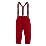 婴儿服装生产厂家-圣诞绅士长袖格子衬衫