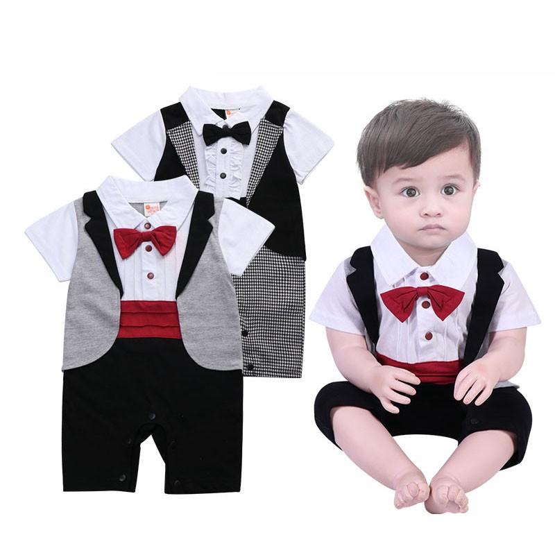 婴儿服装工厂-婴儿套装3-18月正式绅士