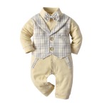 婴儿套装工厂-男婴套装圣诞学步儿绅士