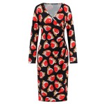 圣诞服装供应商-圣诞女式麋鹿印花休闲