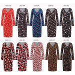 圣诞服装供应商-圣诞女式麋鹿印花休闲