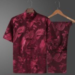 武术服工厂-男式传统唐装咏春太极长袖