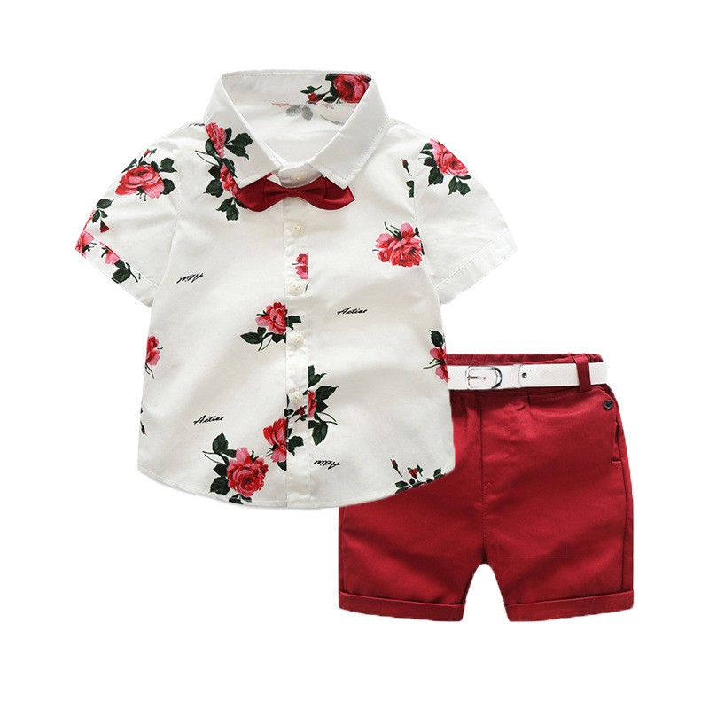Children Set Supplier - 1-8Y Summer Flower Cotton