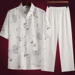 中式服装生产厂家-中国传统男式功夫短袖