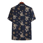 中式衬衫工厂-夏季休闲中式龙纹短袖