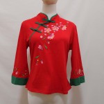 民族衬衫工厂-中国传统民族风格刺绣衫