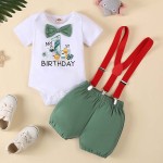 婴儿服装工厂-生日蛋糕摄影男童狂野一岁