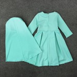 穆斯林套装工厂-派对婚礼服装秋冬长袖