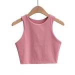 女式上衣供应商-2024夏季时尚无袖