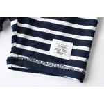 儿童短裤工厂-2024时尚夏季弹性腰条纹