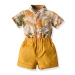 儿童服装供应商-现货短袖儿童套装夏季