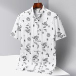 中式衬衫工厂-夏季休闲中式龙纹短袖
